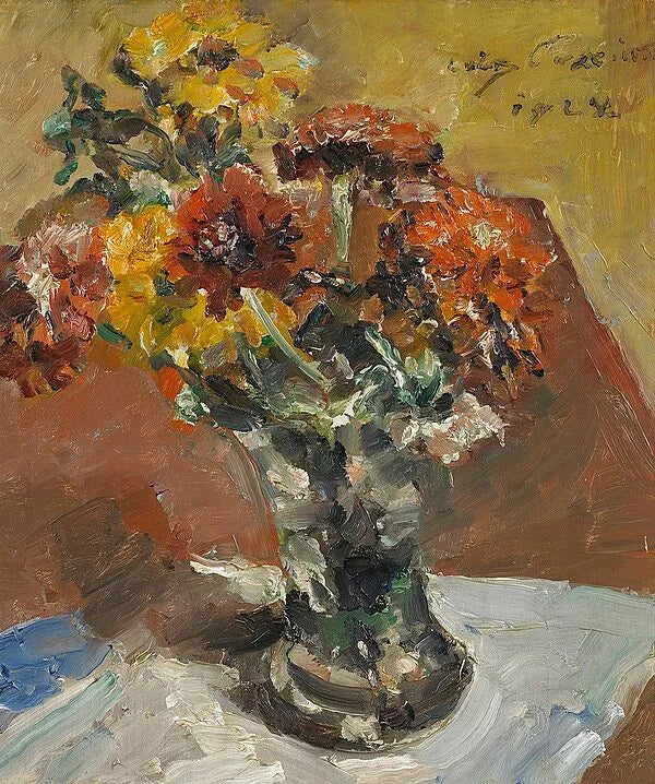 Fiori autunnali in un vaso - Lovis Corinth
