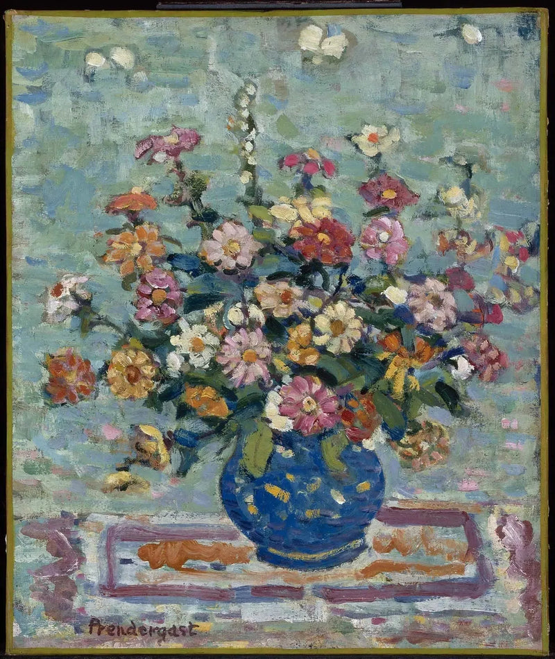 Fiori in un vaso blu - Maurice Prendergast