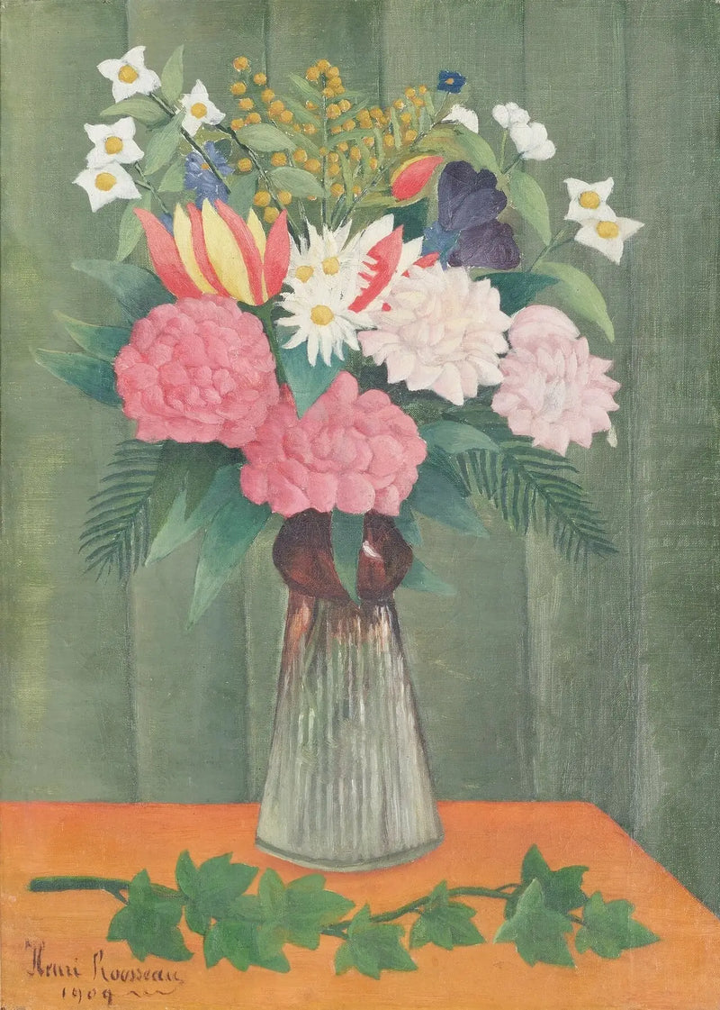 Fiori in un vaso - Henri Rousseau