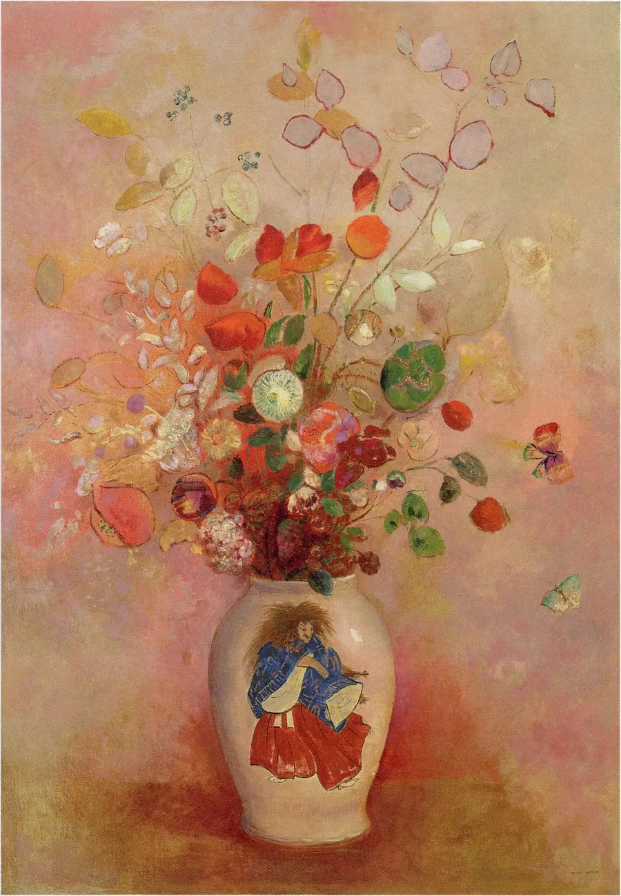 Fiori in un vaso giapponese - Odilon Redon