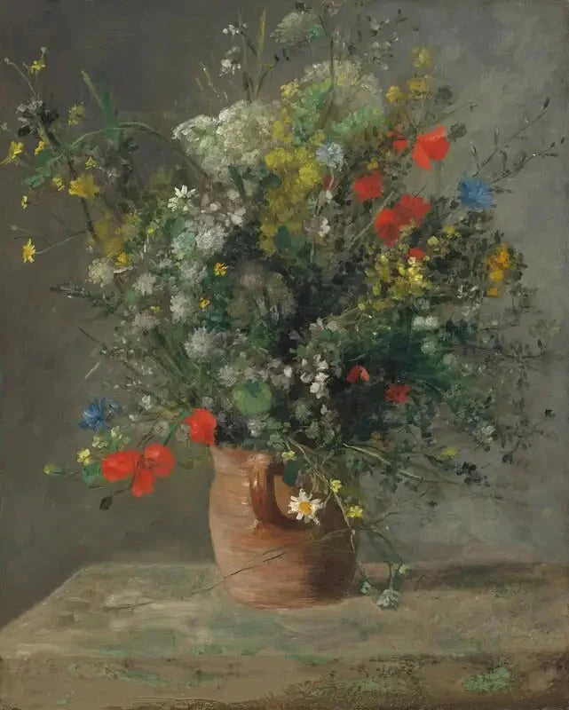 Fiori in un vaso - Pierre-Auguste Renoir