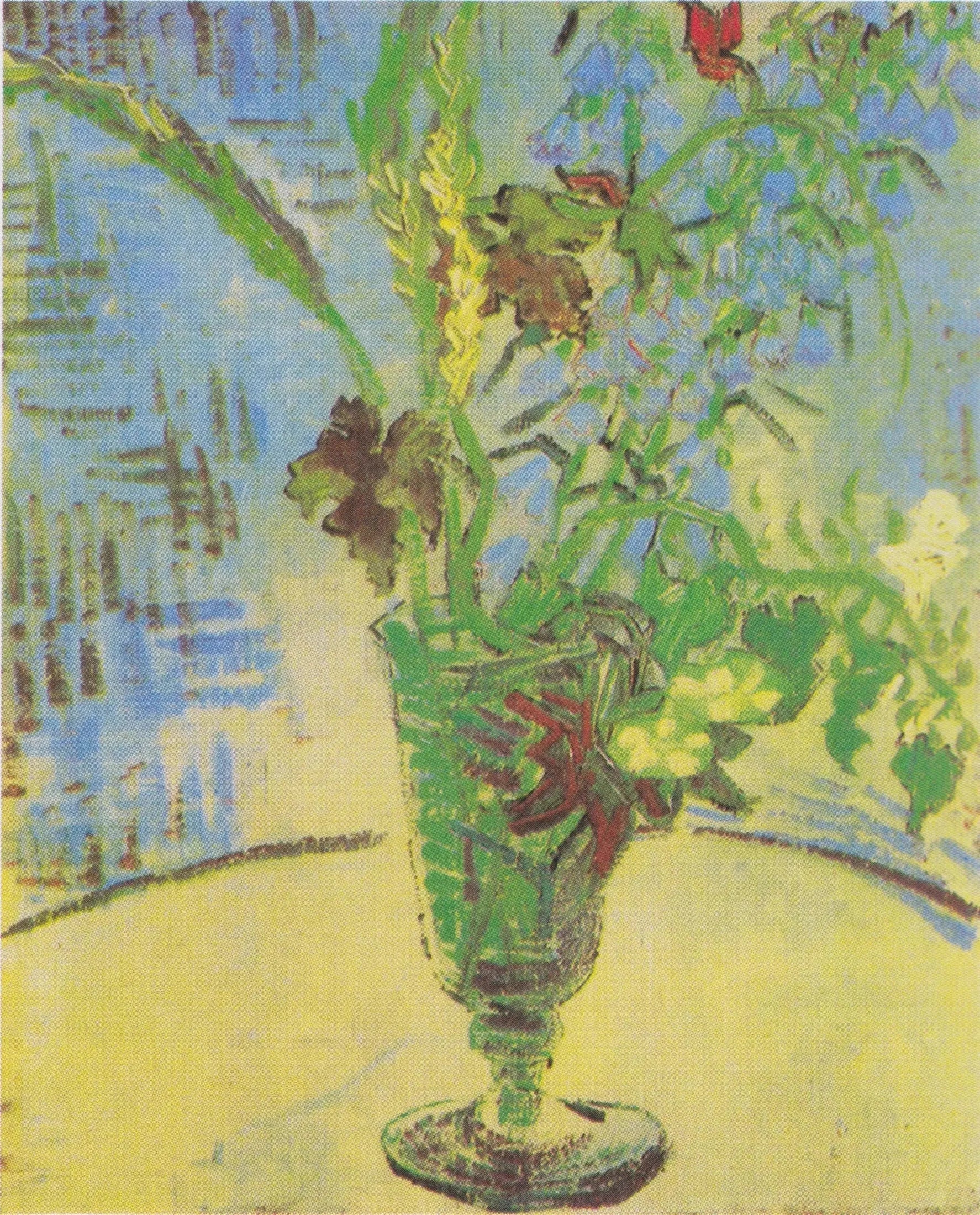 Fleurs dans un verre - Vincent van Gogh image 1 tableau peint à l’huile sur toile