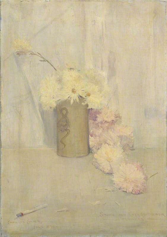 Fumo e fiori di crisantemo - Charles Conder