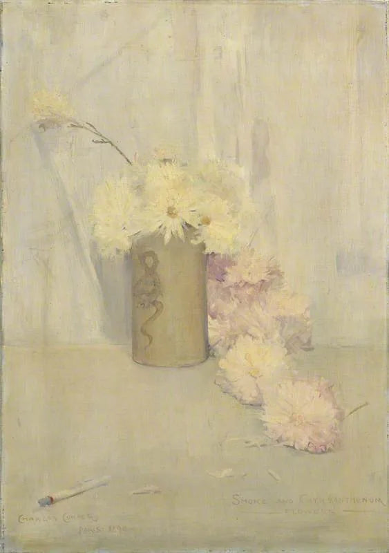 Fumo e fiori di crisantemo - Charles Conder