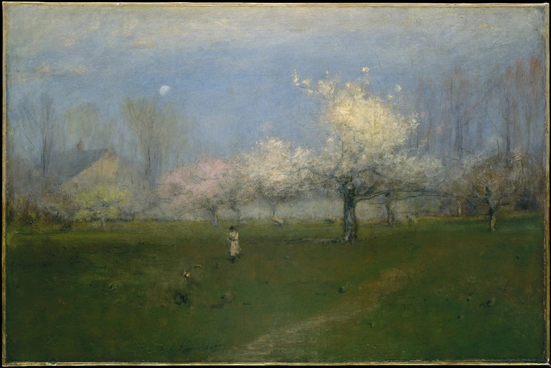Fiori di primavera, Montclair, New Jersey - George Inness