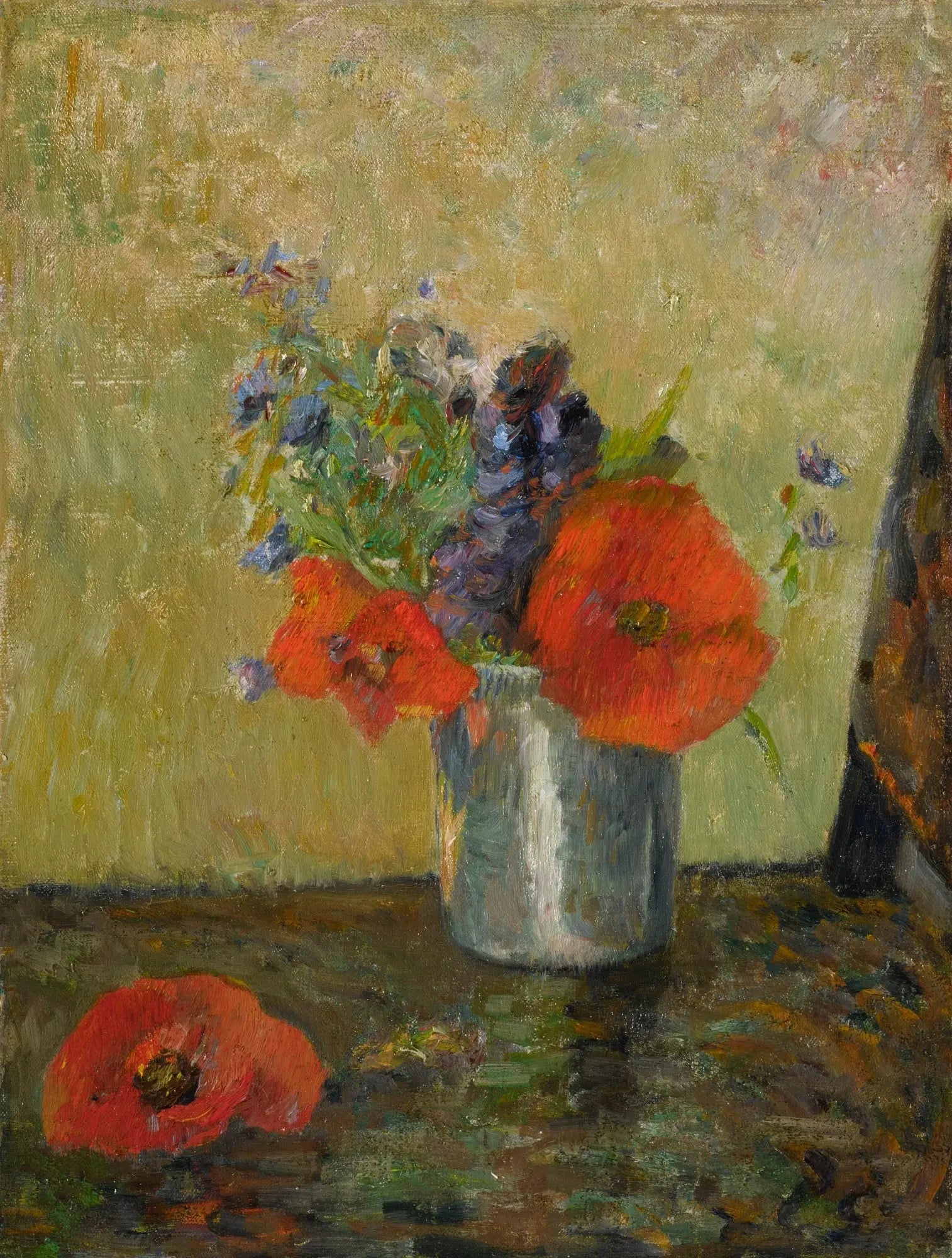 Reproduction du tableau « Fleurs d'été dans un gobelet - Paul Gauguin » par Alpha Reproduction en peinture à l’huile