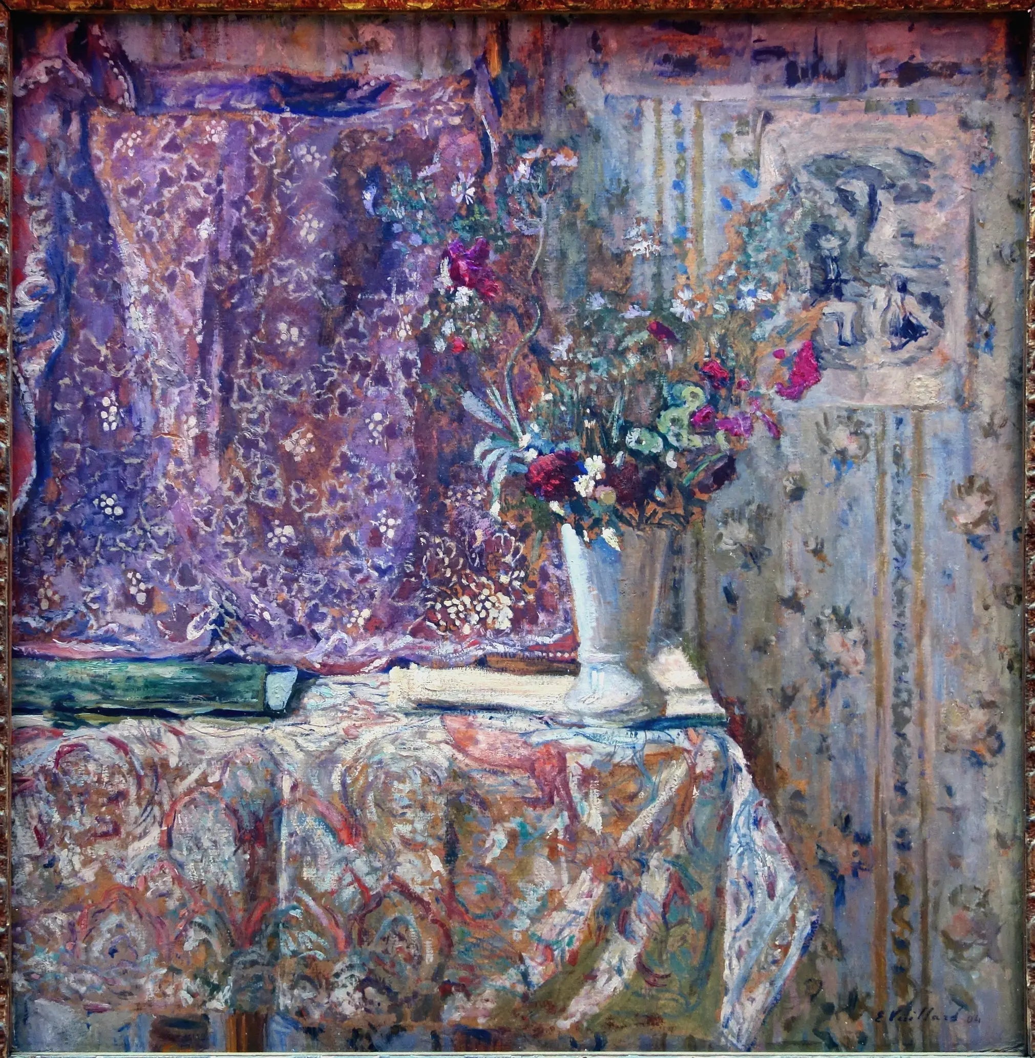 Fleurs - Édouard Vuillard image 1 tableau peint à l’huile sur toile
