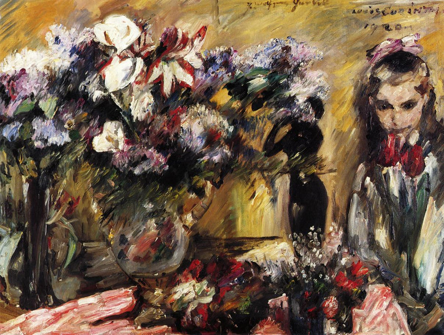 Fiori e figlia Wilhelmine - Lovis Corinth
