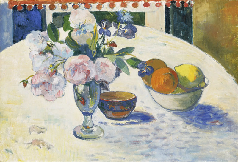 Fiori. Iris blu, arance e limone - Paul Gauguin