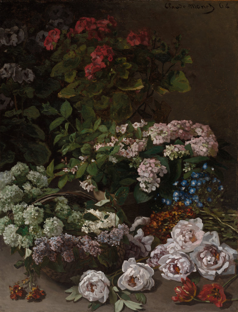 Fiori di primavera W20 - Claude Monet