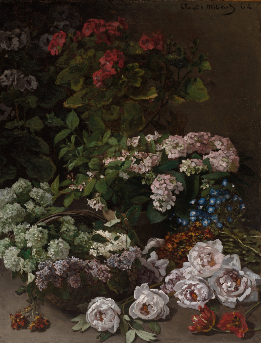Fiori di primavera W20 - Claude Monet