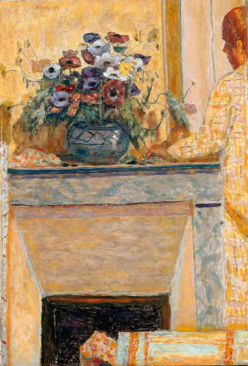 Fiori su un camino a Cannet - Pierre Bonnard
