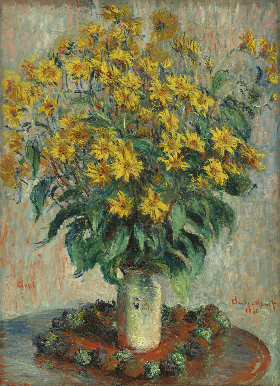 Fiori di topinambur W629 - Claude Monet