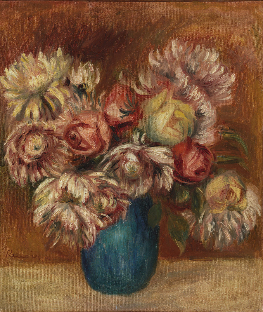 Fiori in un vaso verde - Pierre-Auguste Renoir