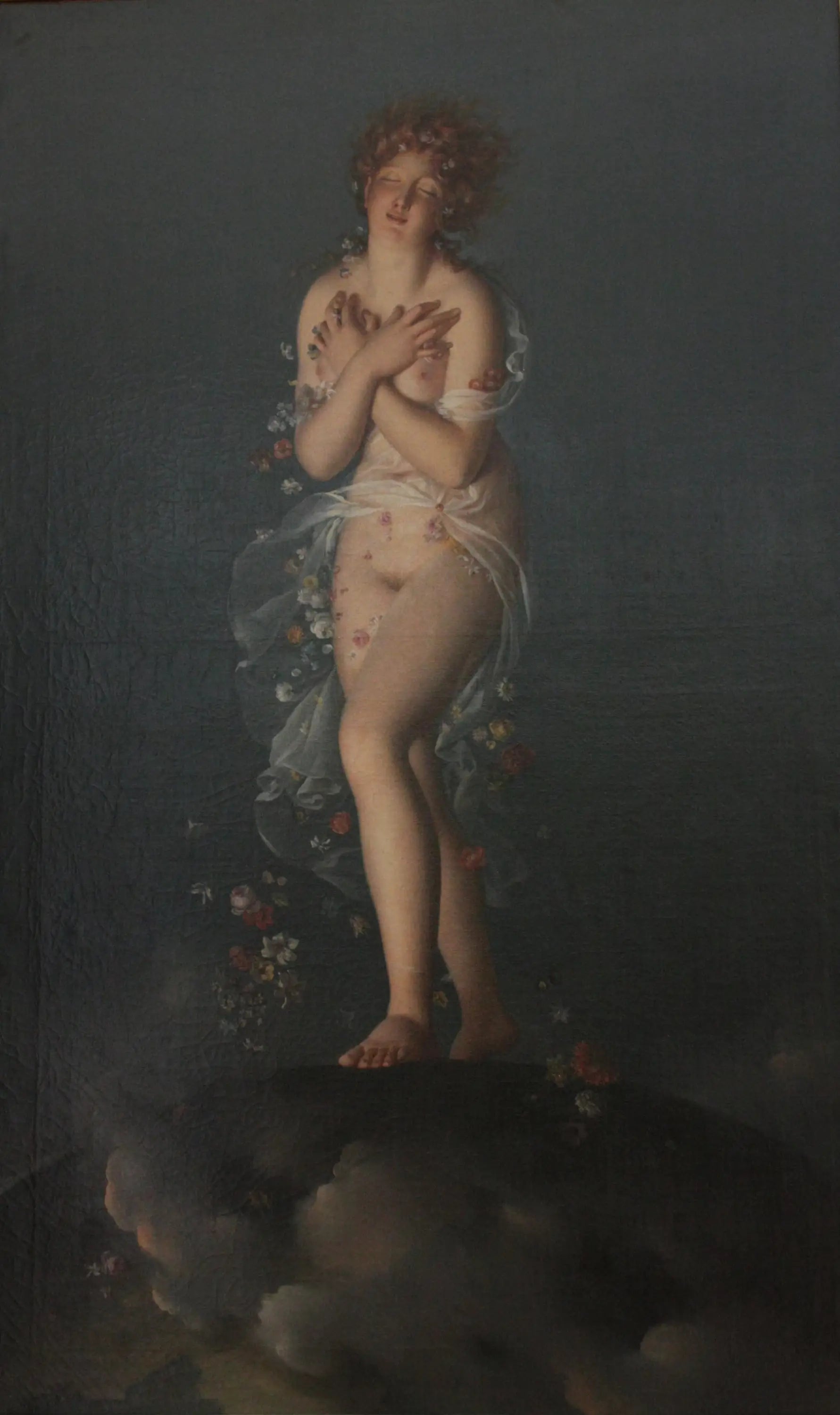 Flore caressée par Zéphyr - François Gérard image 2 reproduction artisanale de tableau