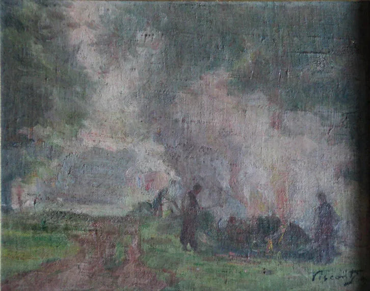 Fogueira a Saint-Hubert - Eliseu Visconti