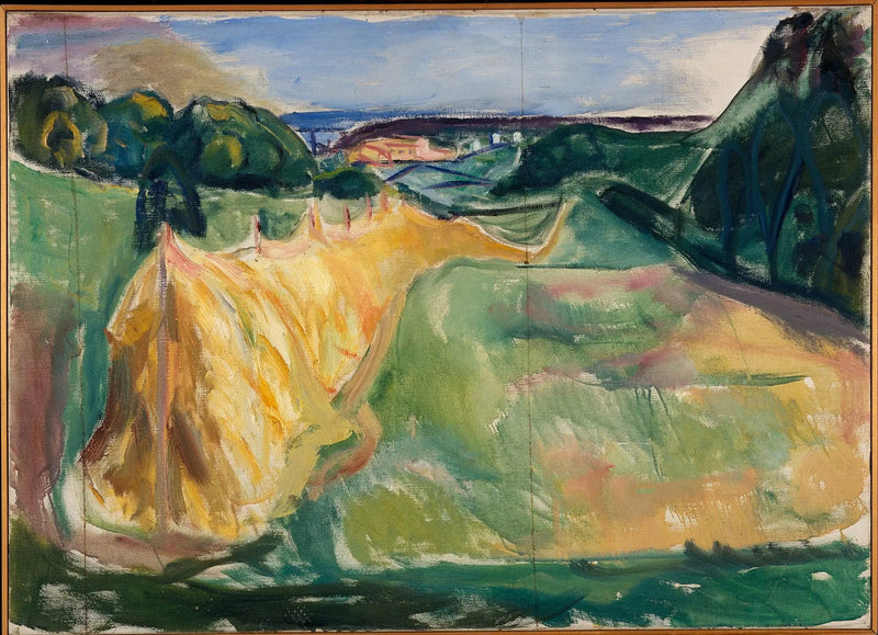 Fieno in essiccazione - Edvard Munch