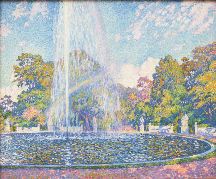 Fontana nel giardino Sanssouci, Potsdam, 1903 - Theo van Rysselberghe