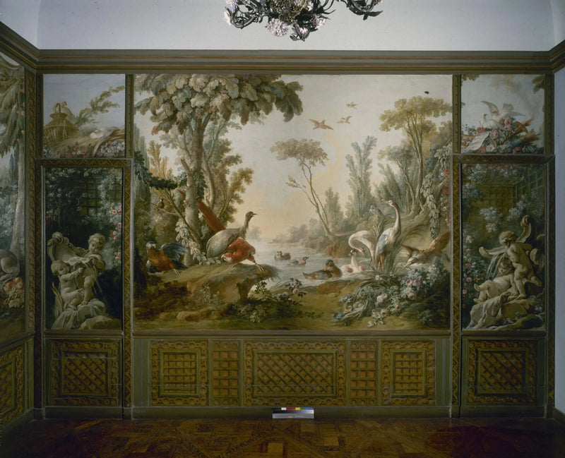 Fontana con due amori, uno dei quali è sdraiato - François Boucher