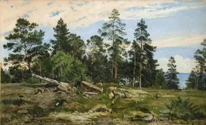 Foresta al bordo del mare - Ivan Chichkine