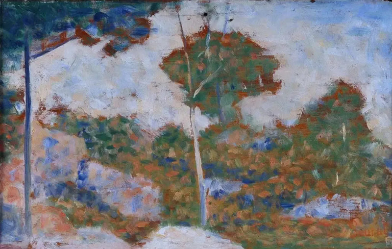 Foresta di Barbizon in autunno - Georges Seurat