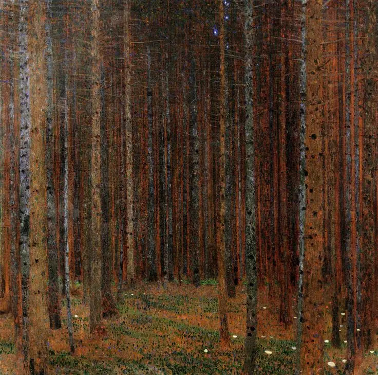 Foresta di abeti I - Gustav Klimt
