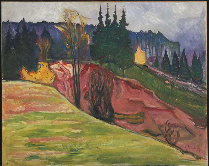 Foresta di Turingia - Edvard Munch