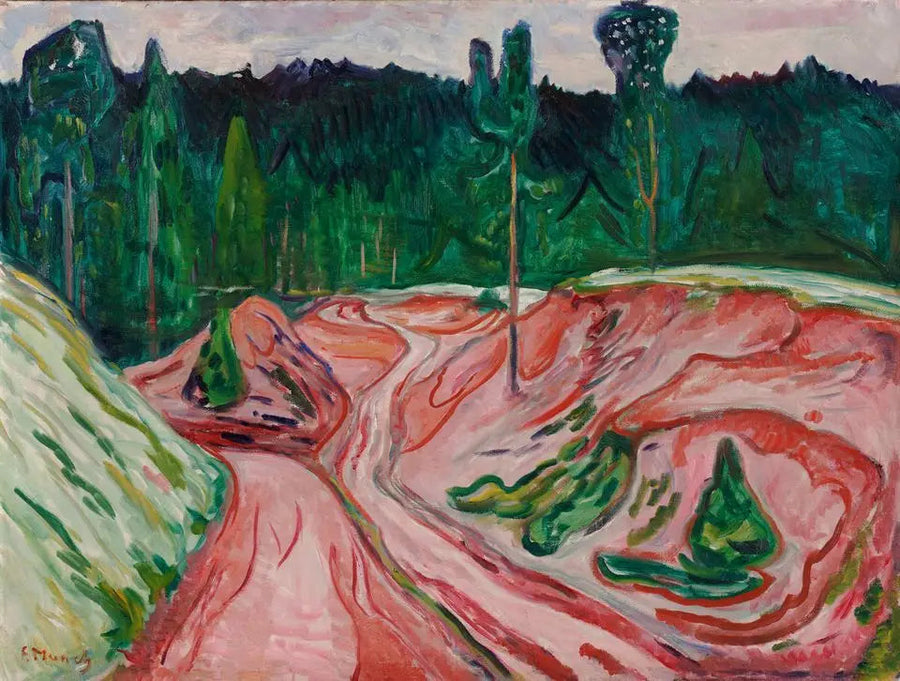 Foresta di Turingia - Edvard Munch