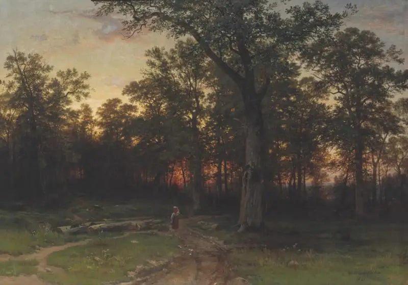 Foresta la sera - Ivan Chichkine