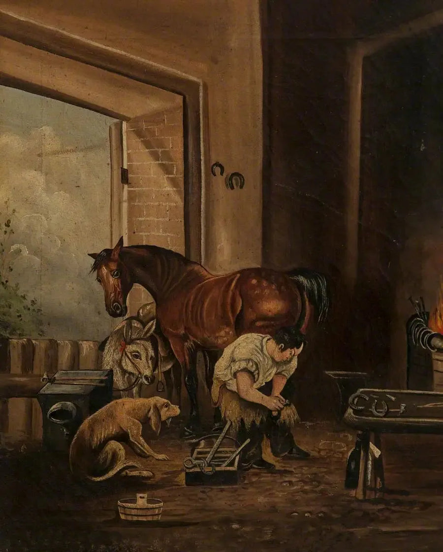 Fabbro e forgia - Edwin Henry Landseer