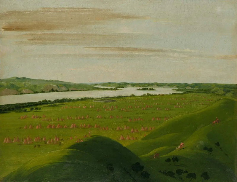 Fort Pierre, foce del fiume Teton, 1200 miglia sopra Saint Louis - George Catlin