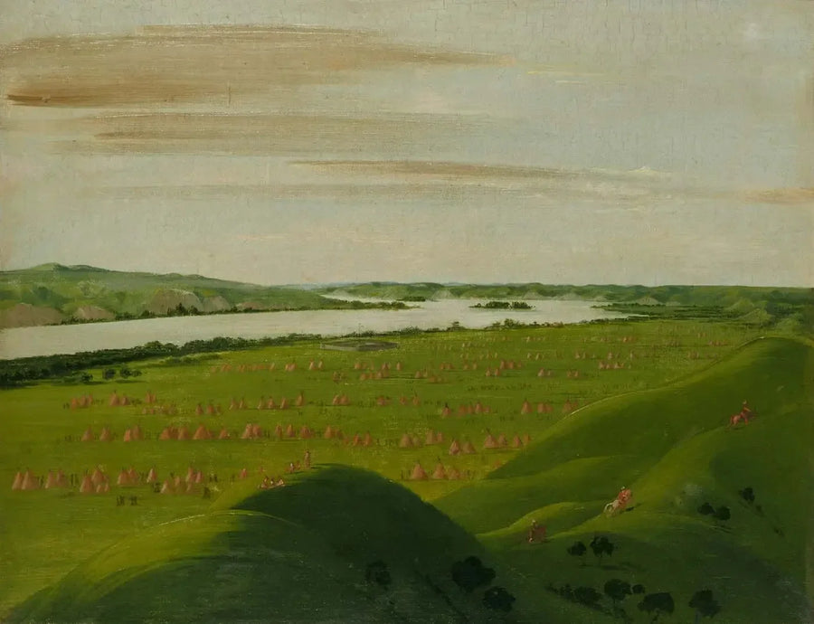 Fort Pierre, foce del fiume Teton, 1200 miglia sopra Saint Louis - George Catlin