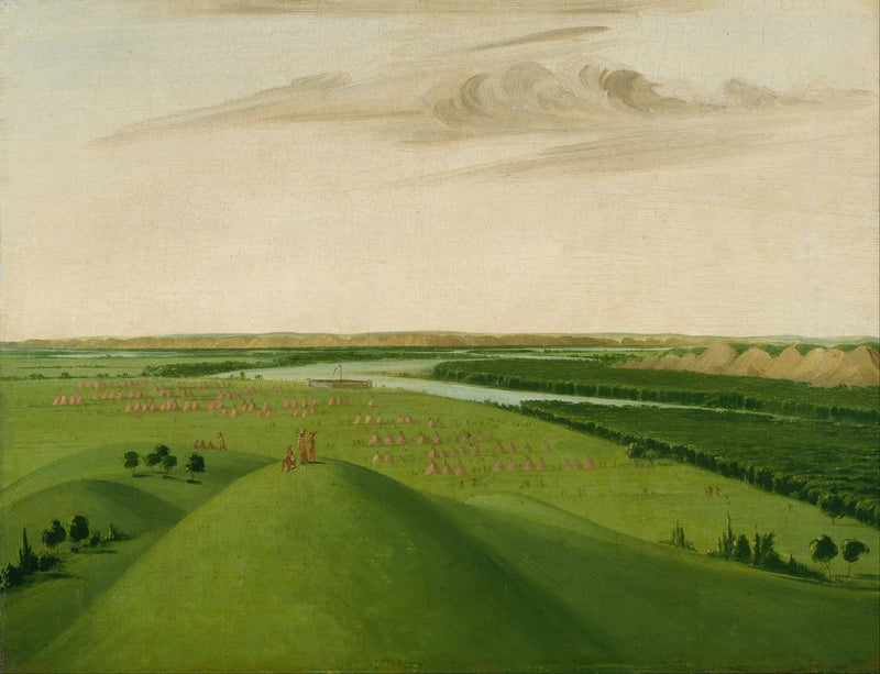 Fort Union, embouchure de la rivière Yellowstone, 2000 miglia sopra Saint-Louis - George Catlin