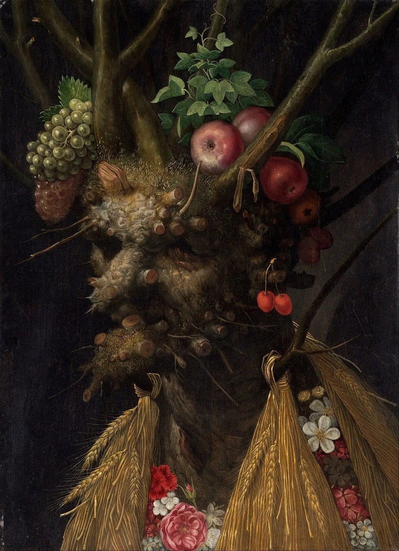 Quattro stagioni in una testa - Giuseppe Arcimboldo