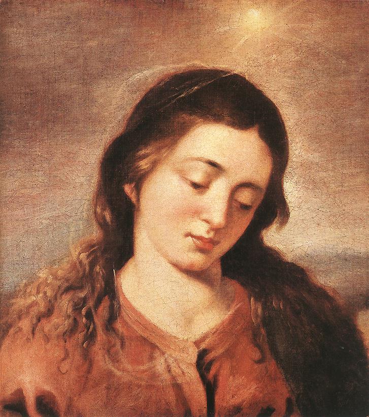 Fragment con la testa della Vergine - Alonso Cano