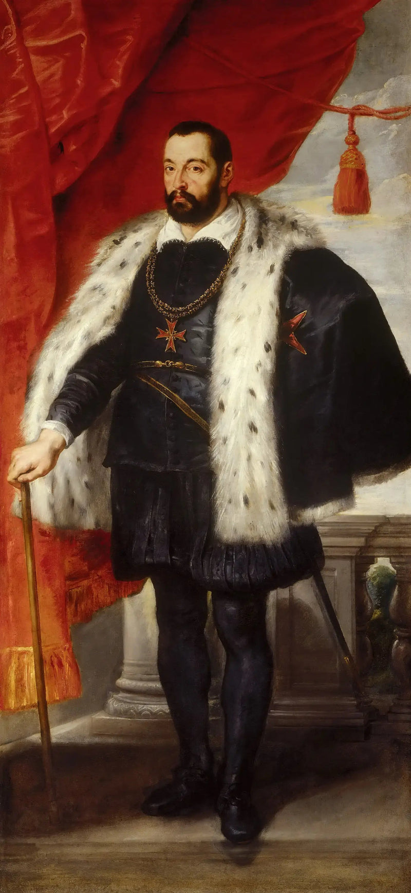 François Ier de Médicis, grand duc de Toscane, père de Marie de Médicis - Pietro Paolo Rubens