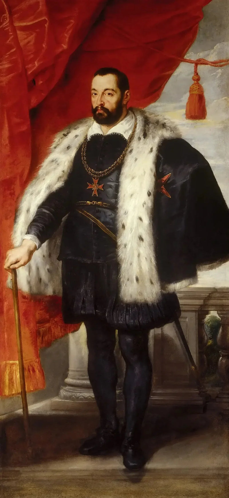 François Ier de Médicis, grand duc de Toscane, père de Marie de Médicis - Pietro Paolo Rubens