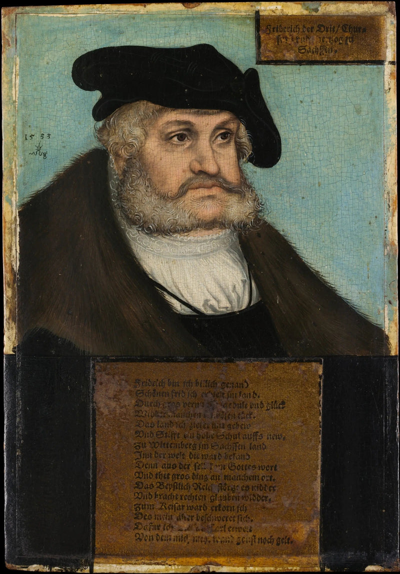 Federico III (1463–1525), il Saggio, elettore di Sassonia - Lucas Cranach il Vecchio