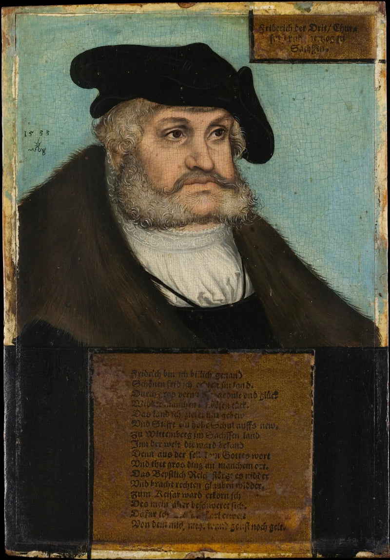 Federico III (1463–1525), il Saggio, elettore di Sassonia - Lucas Cranach il Vecchio