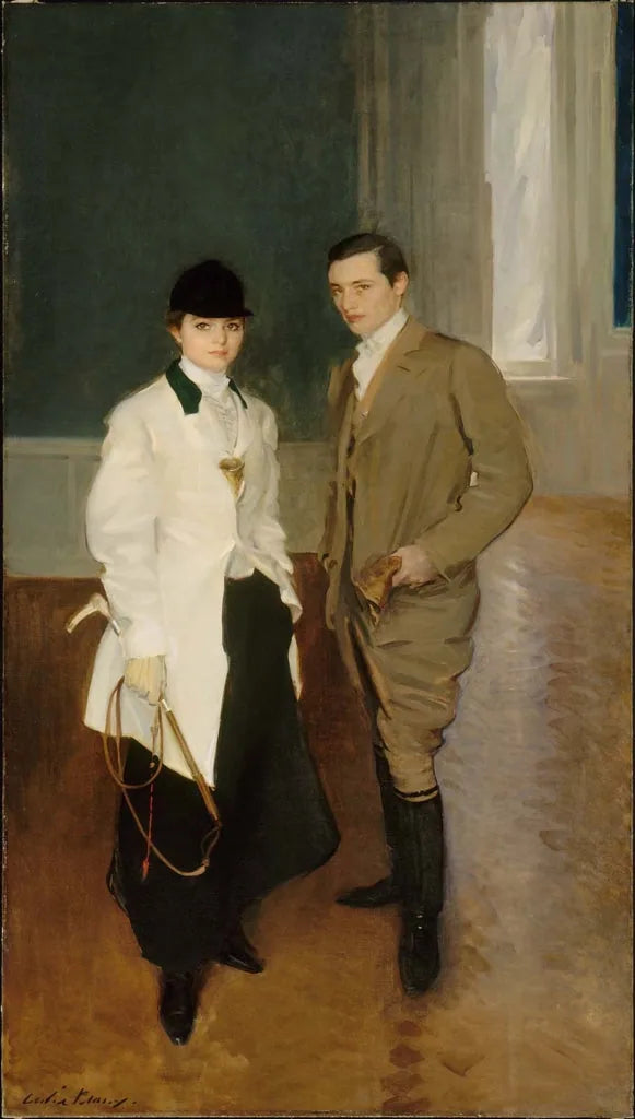 Fratello e sorella: Charles Sumner Bird e sua sorella Edith Bird (la signora Robert Bass) - Cecilia Beaux