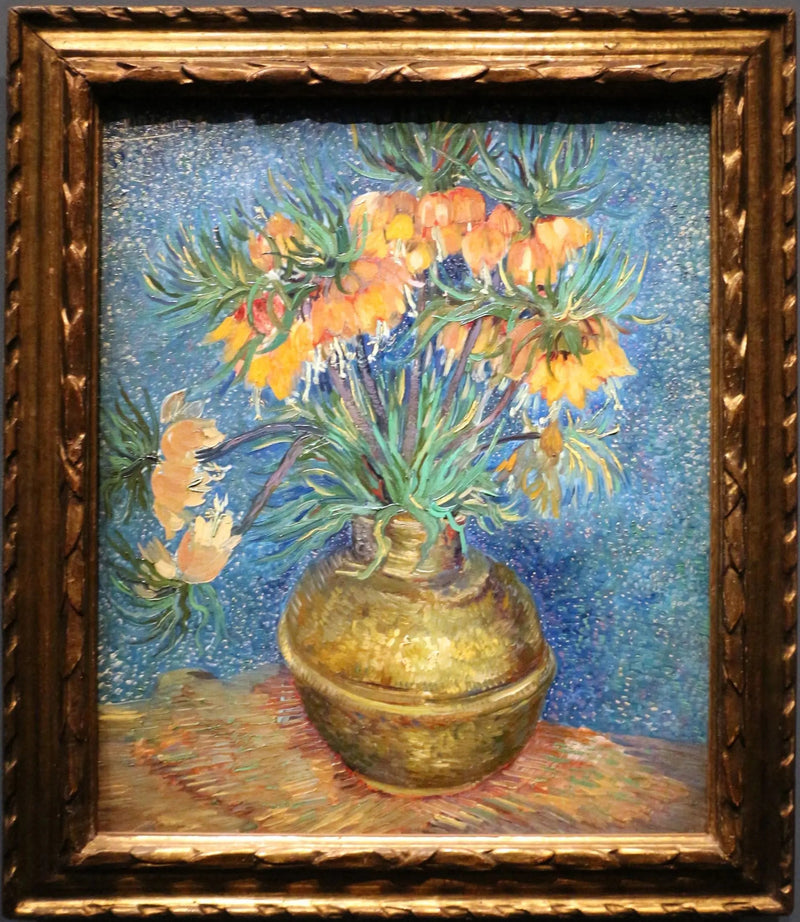 Fritillarie corona imperiale in un vaso di rame - Vincent van Gogh