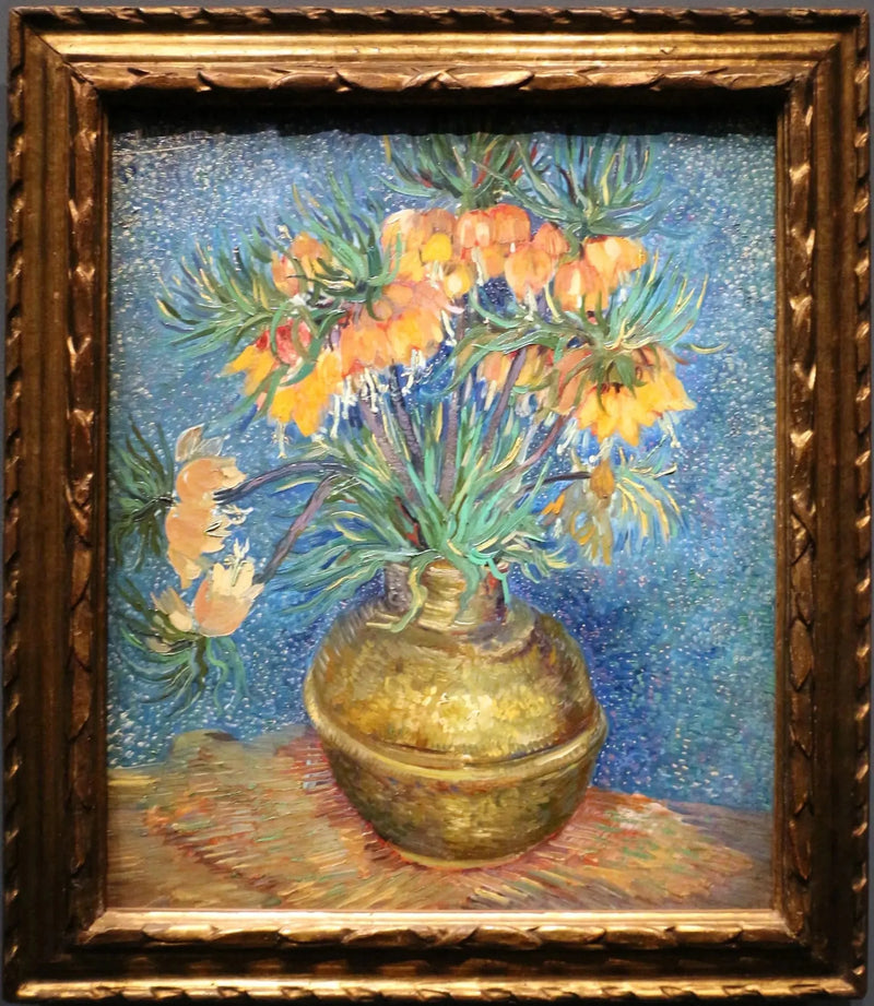 Fritillarie corona imperiale in un vaso di rame - Vincent van Gogh