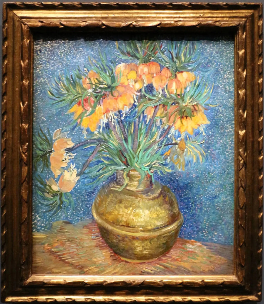 Fritillarie corona imperiale in un vaso di rame - Vincent van Gogh
