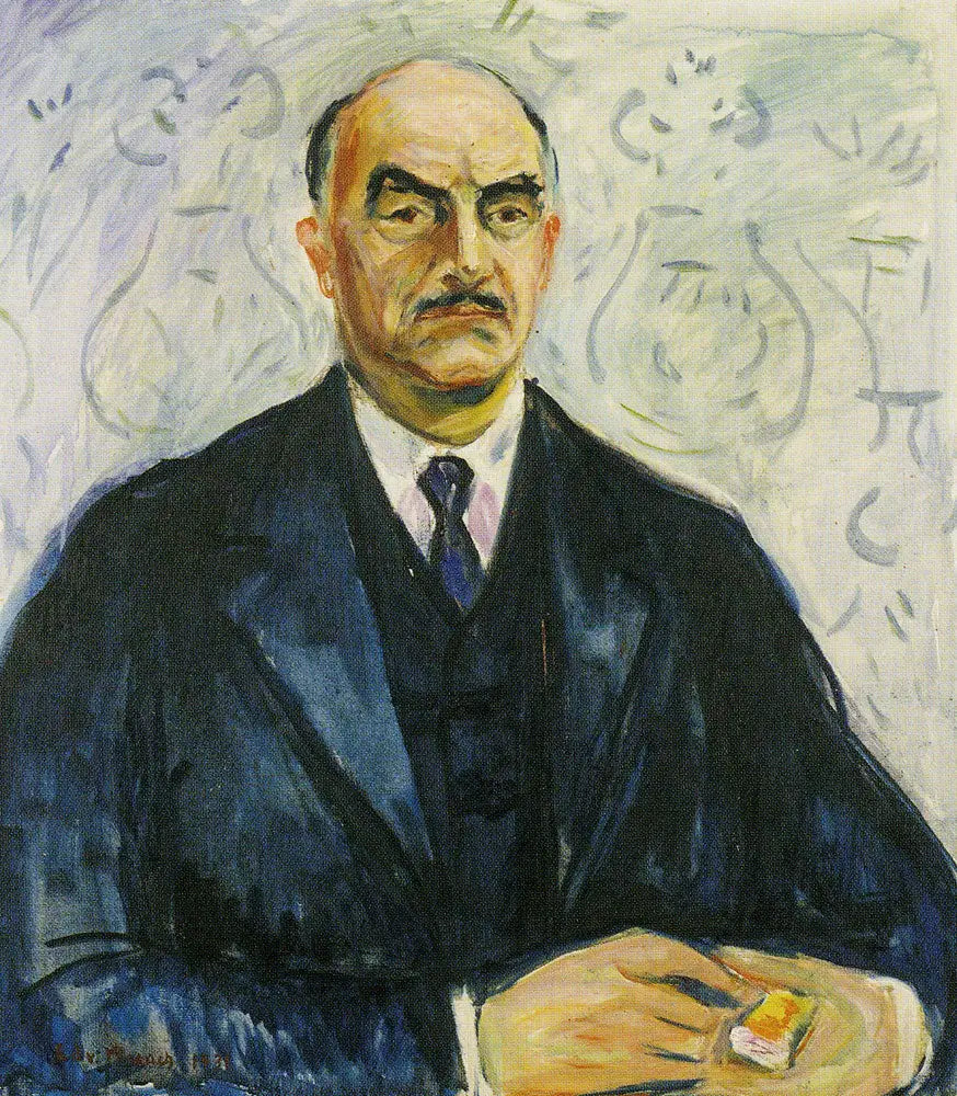 Reproduction du tableau « Fritz H. Frølich - Edvard Munch » par Alpha Reproduction en peinture à l’huile