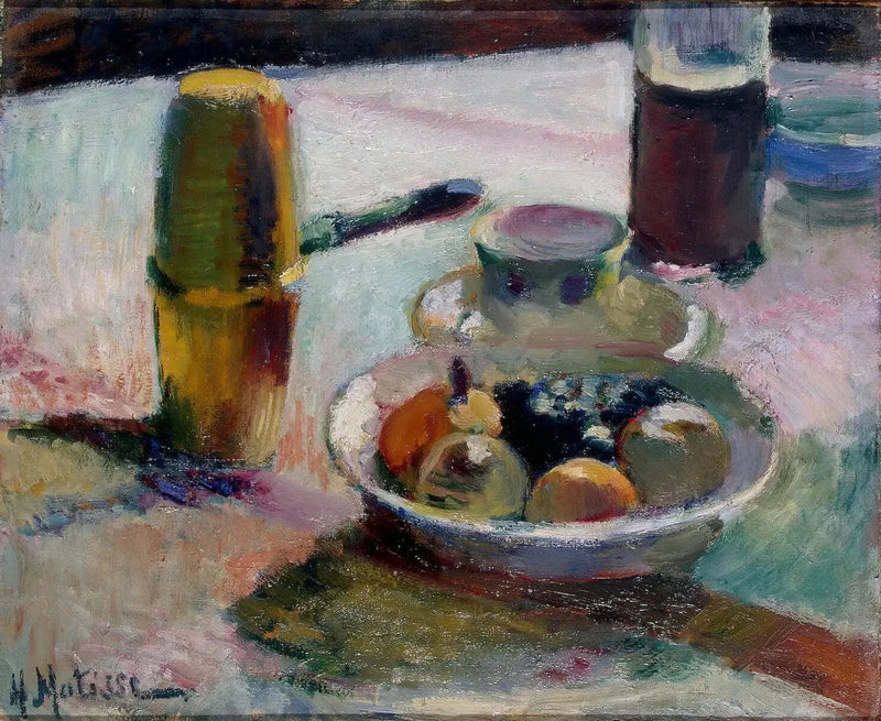 Frutta e caffettiera - Henri Matisse