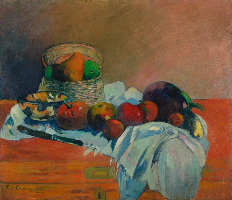 Frutta e coltello - Paul Gauguin