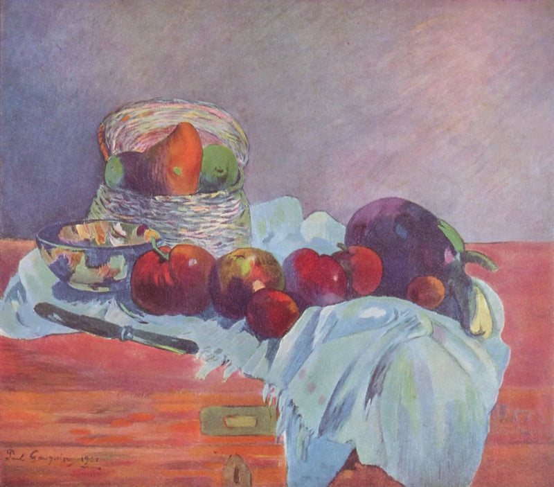 Frutta e coltello - Paul Gauguin