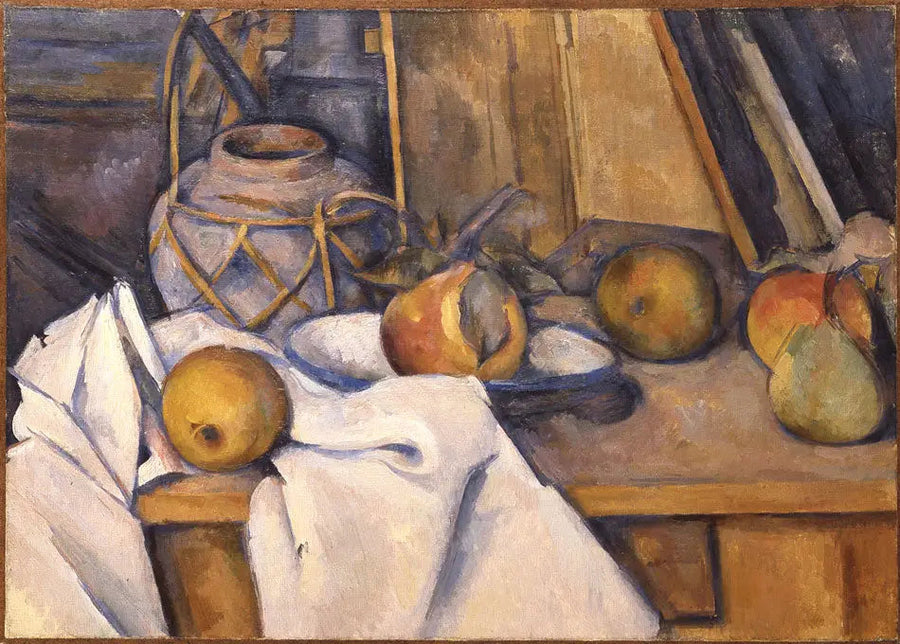 Frutta e vaso di zenzero - Paul Cézanne
