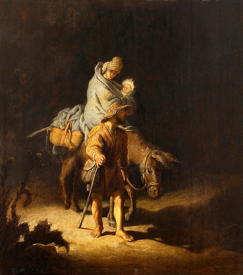 La Fuga in Egitto - Rembrandt