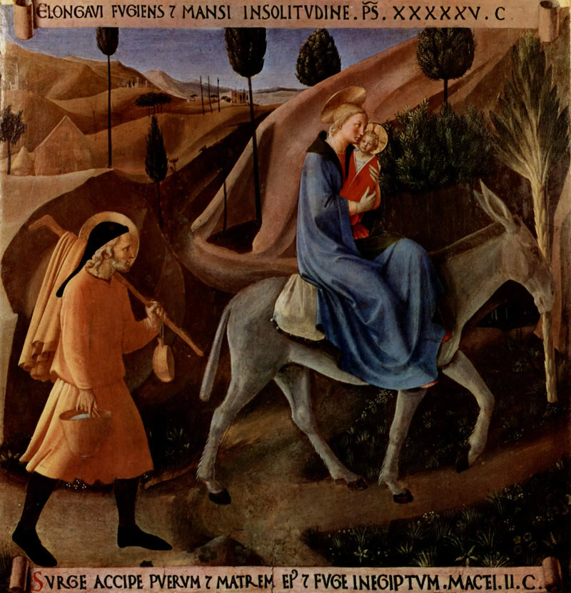 Fuga in Egitto - Fra Angelico